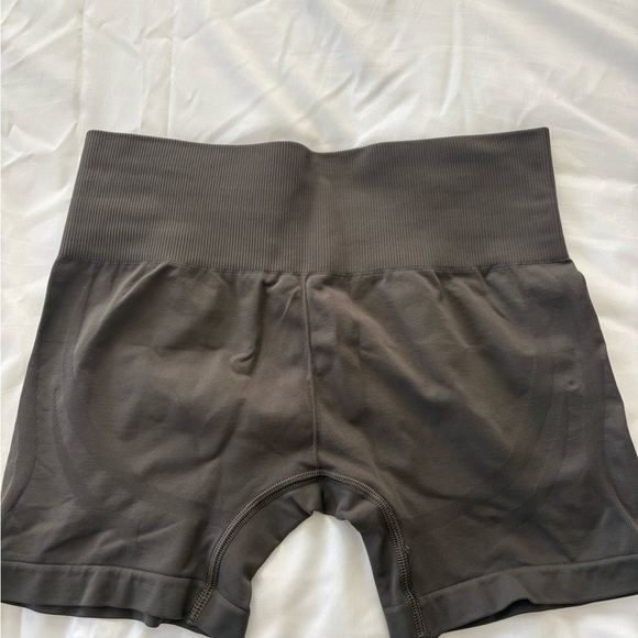 Gymshark Dark Olive Women's Athletic Shorts - Picture 4 of 4